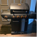Master Chef Grill Turismo 4-Burner Convertible BBQ Barbeque